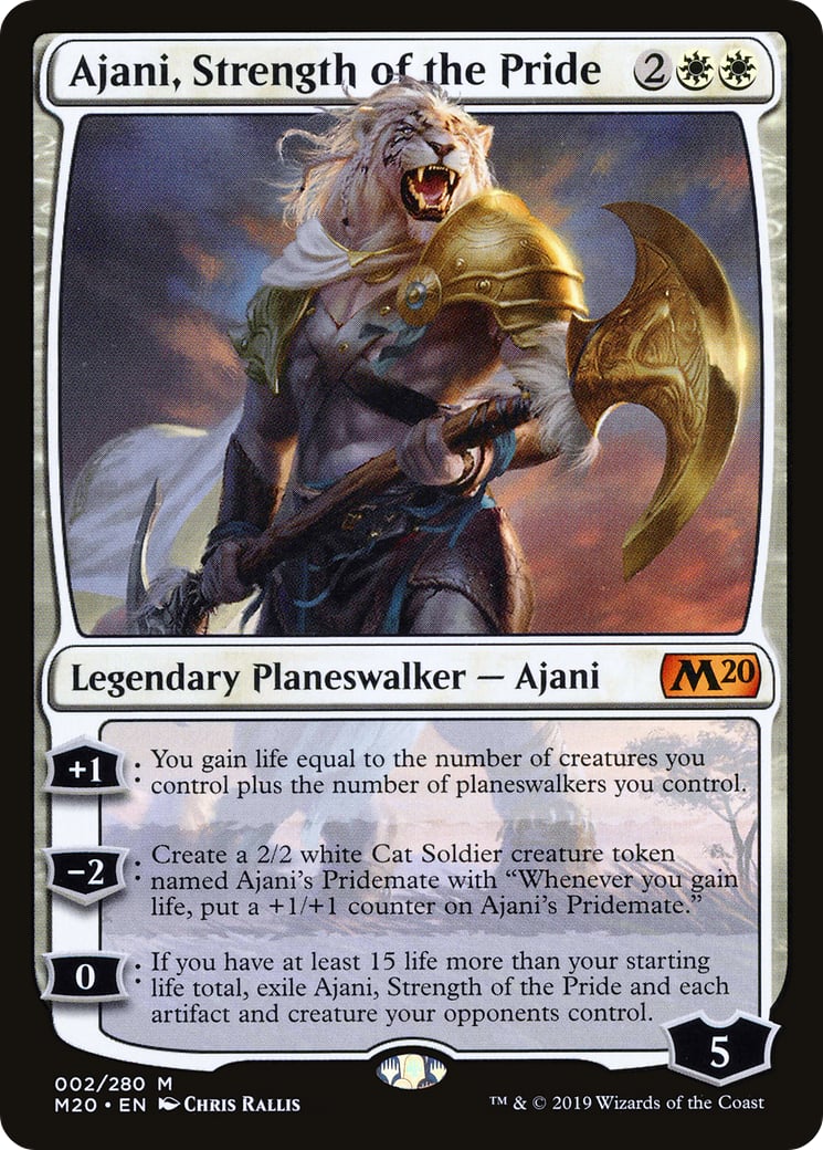 Ajani, Strength of the Pride – Core 2020 2 – Magic: The Gathering single card | Lichcards Imagen principal del producto