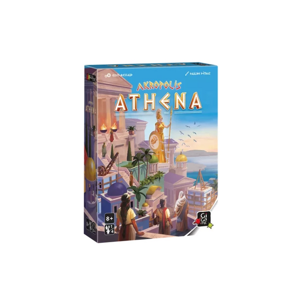 Akropolis Athena – officiële scherpe Engelse doosrender in perspectief