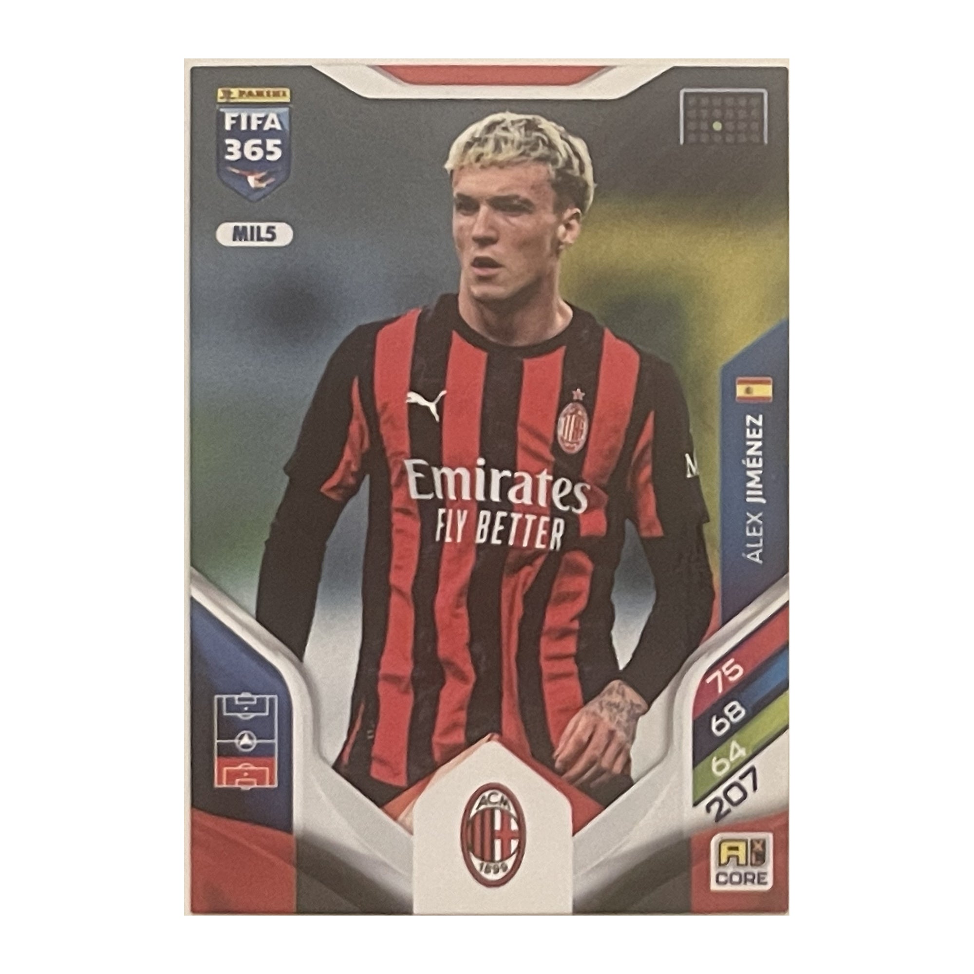 Álex Jiménez - Panini Adrenalyn XL FIFA 365 2026 (Core) [MIL5] - originele kaartvoorkant