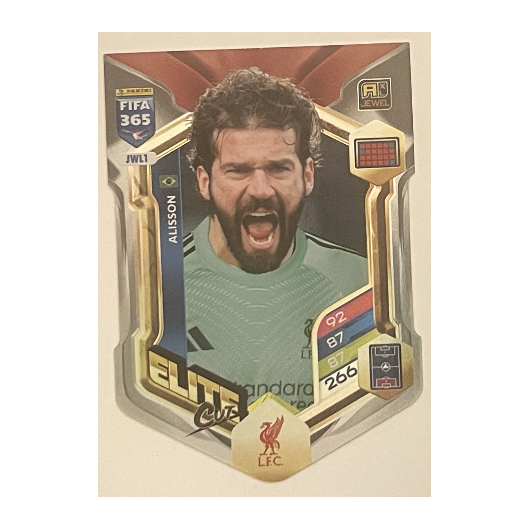 Alisson - Panini Adrenalyn XL FIFA 365 2026 (Elite Cut) [JWL1] - originele kaartvoorkant