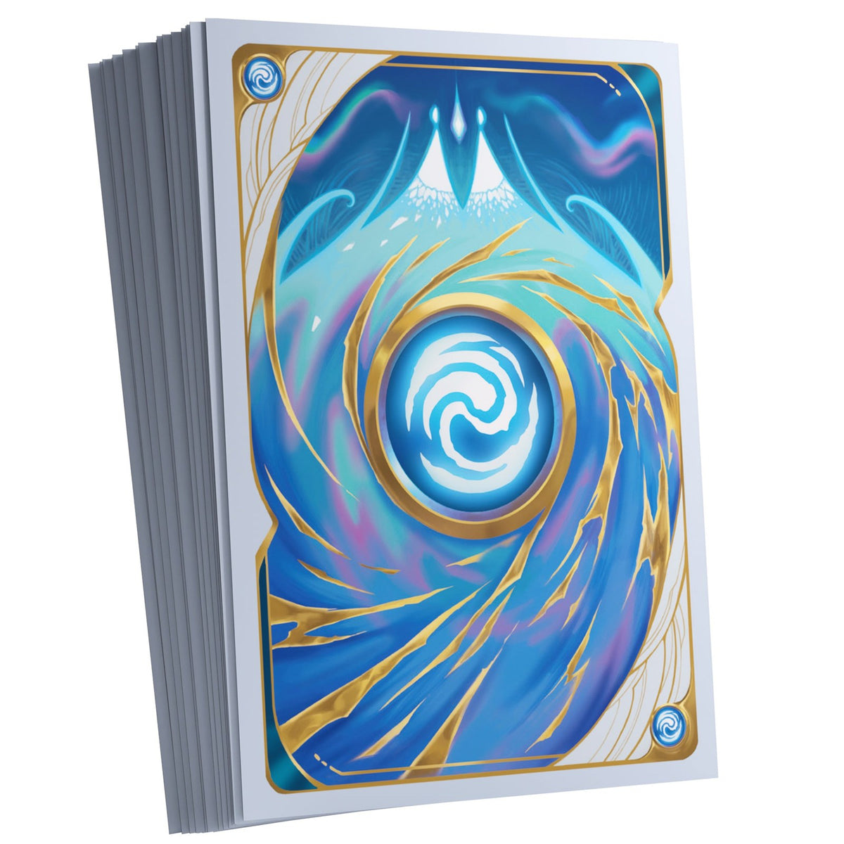 Gamegenic Altered Art Sleeves Ice Storm – stapel sleeves met het Ice Storm-ontwerp