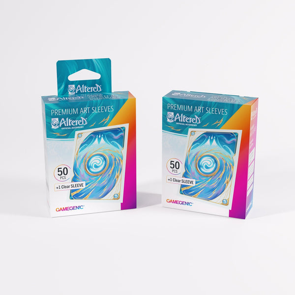 Gamegenic Altered Art Sleeves Ice Storm – verpakking (50 sleeves + 1 clear sleeve)