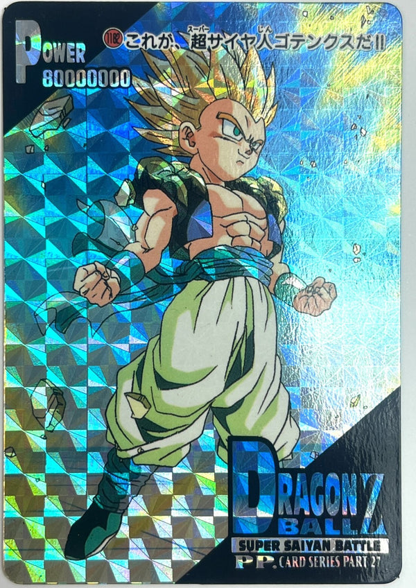 Super Saiyan Gotenks - Dragon Ball Z Amada PP Card Part 27 (Prism) [No.1182] - voorkant