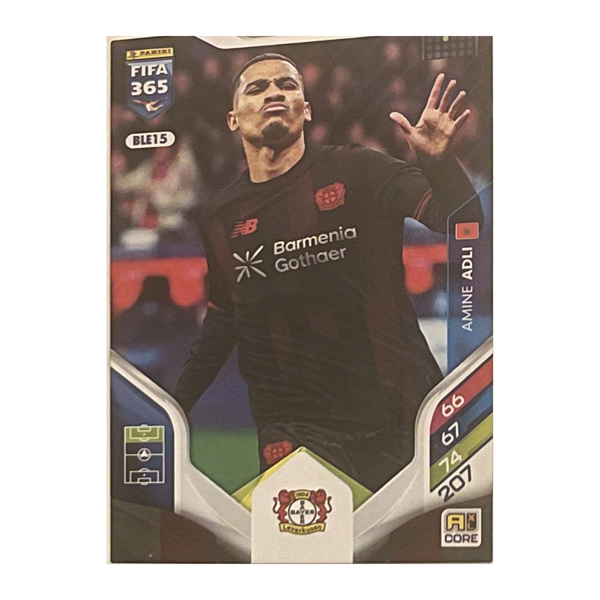 Amine Adli - Panini Adrenalyn XL FIFA 365 2026 (Core) [BLE15] - originele kaartvoorkant