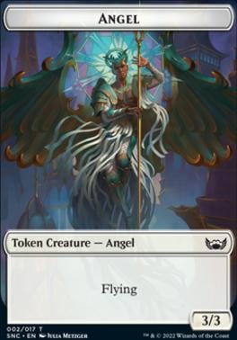 Angel // Fish Token (Foil) (SNC)