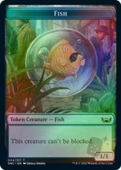 Angel // Fish Token (Foil) (SNC)