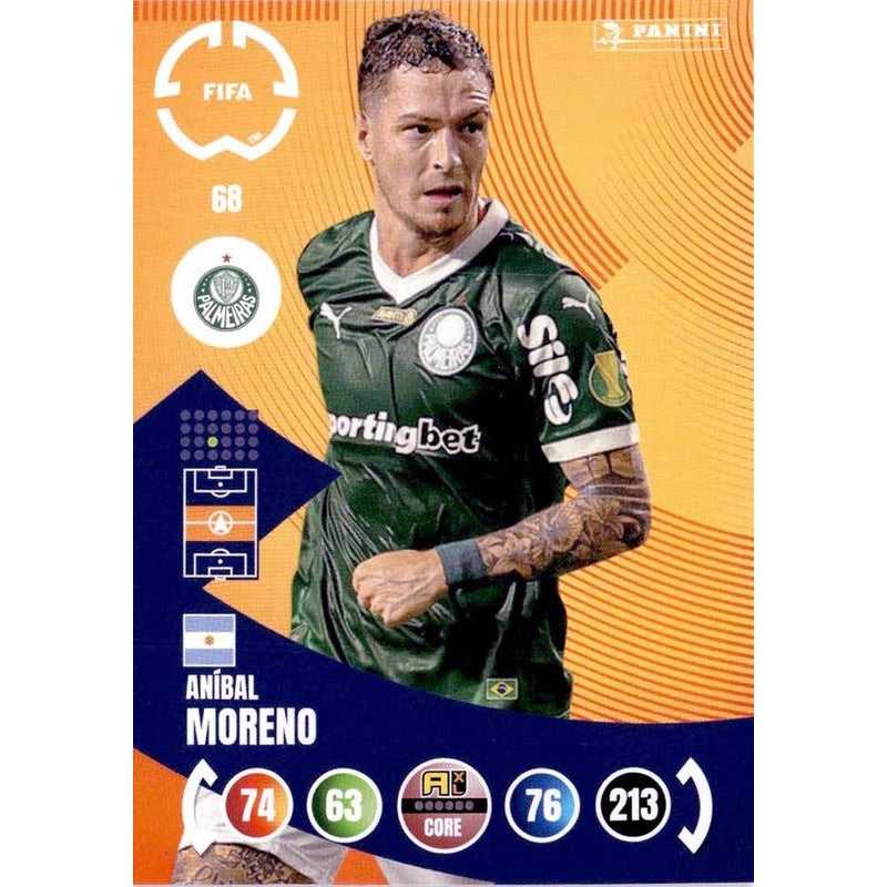Aníbal Moreno SE Palmeiras Panini FIFA Club World Cup 2025 Adrenalyn XL Base 68