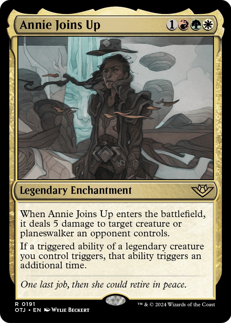Annie Joins Up – Outlaws of Thunder Junction 191 – Magic: The Gathering single card | Lichcards Imagen principal del producto