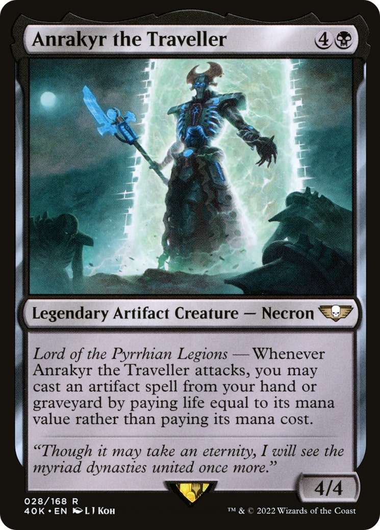 Anrakyr the Traveller – Universes Beyond: Warhammer 40,000 28 – Magic: The Gathering single card | Lichcards Hoofdafbeelding