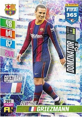 Antoine Griezmann - FIFA 365: 2022 Adrenalyn XL Power – Dominator #291 - Near Mint