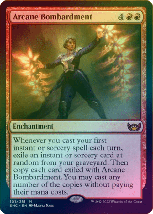 Arcane Bombardment (Foil) (SNC)