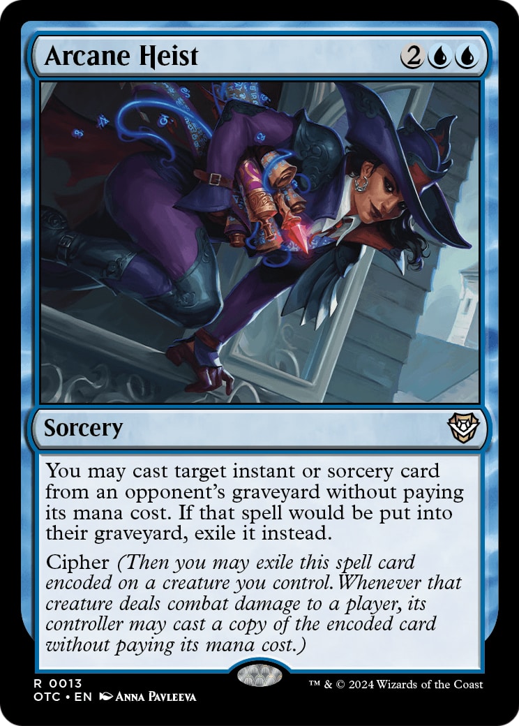 Arcane Heist – Commander: Outlaws of Thunder Junction 13 – Magic: The Gathering single card | Lichcards