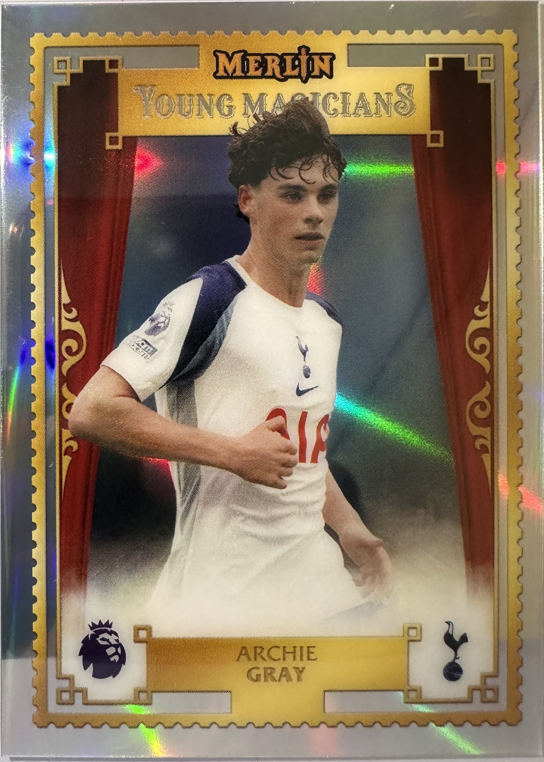 Archie Gray - 2025-26 Topps Merlin Premier League (Merlin's Young Magicians) [YM-18] - voorkant