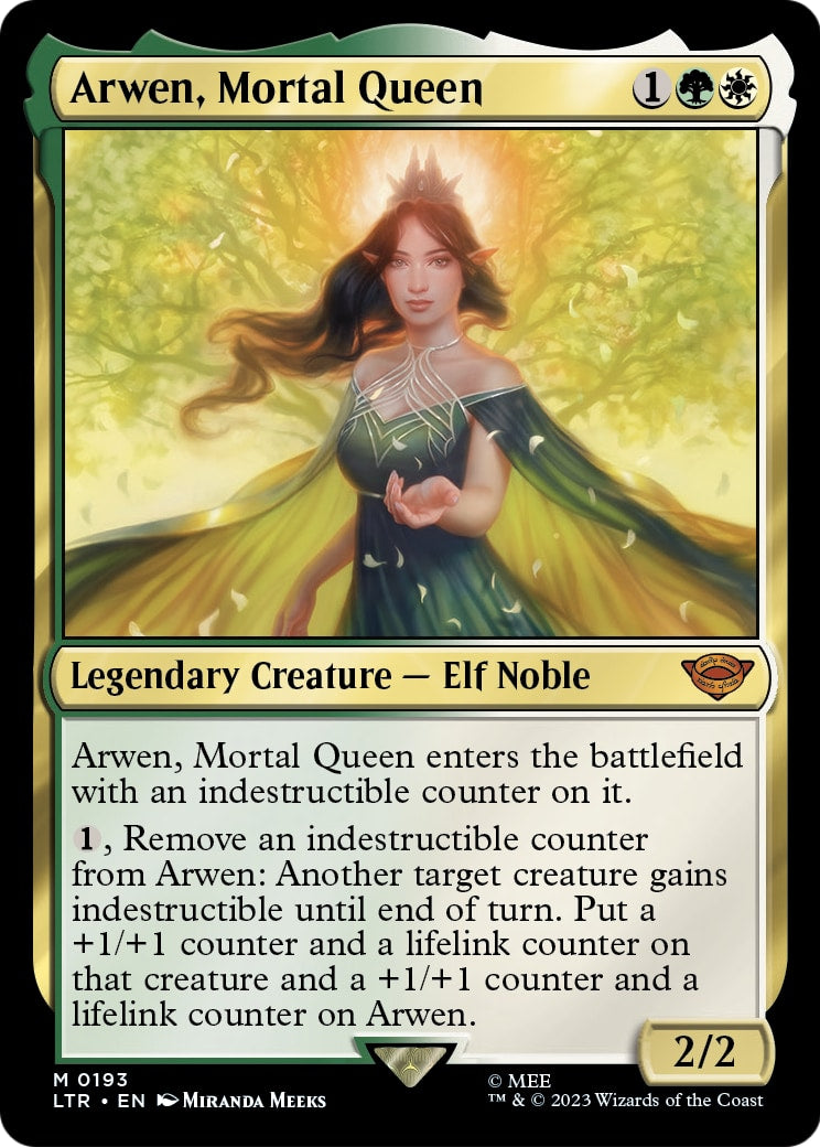 Arwen, Mortal Queen – The Lord of the Rings: Tales of Middle-earth 193 – Magic: The Gathering single card | Lichcards