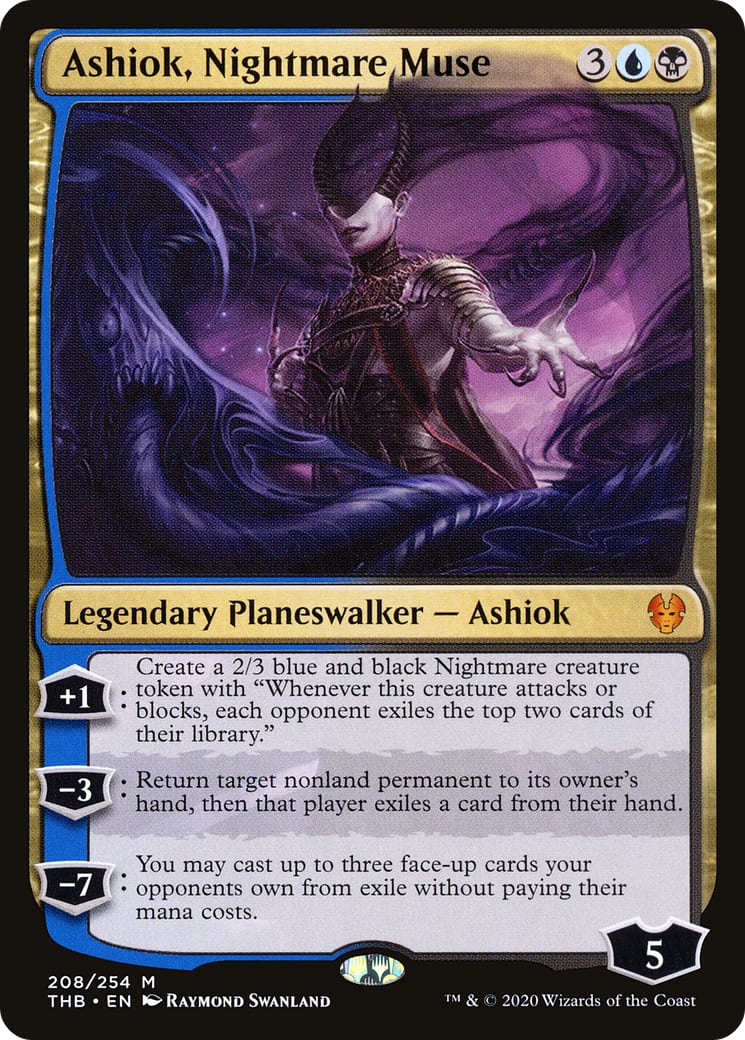 Ashiok, Nightmare Muse – Theros Beyond Death 208 – Magic: The Gathering single card | Lichcards Hauptbild