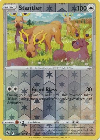 Astral Radiance - 125/189 - Stantler - Reverse Holo