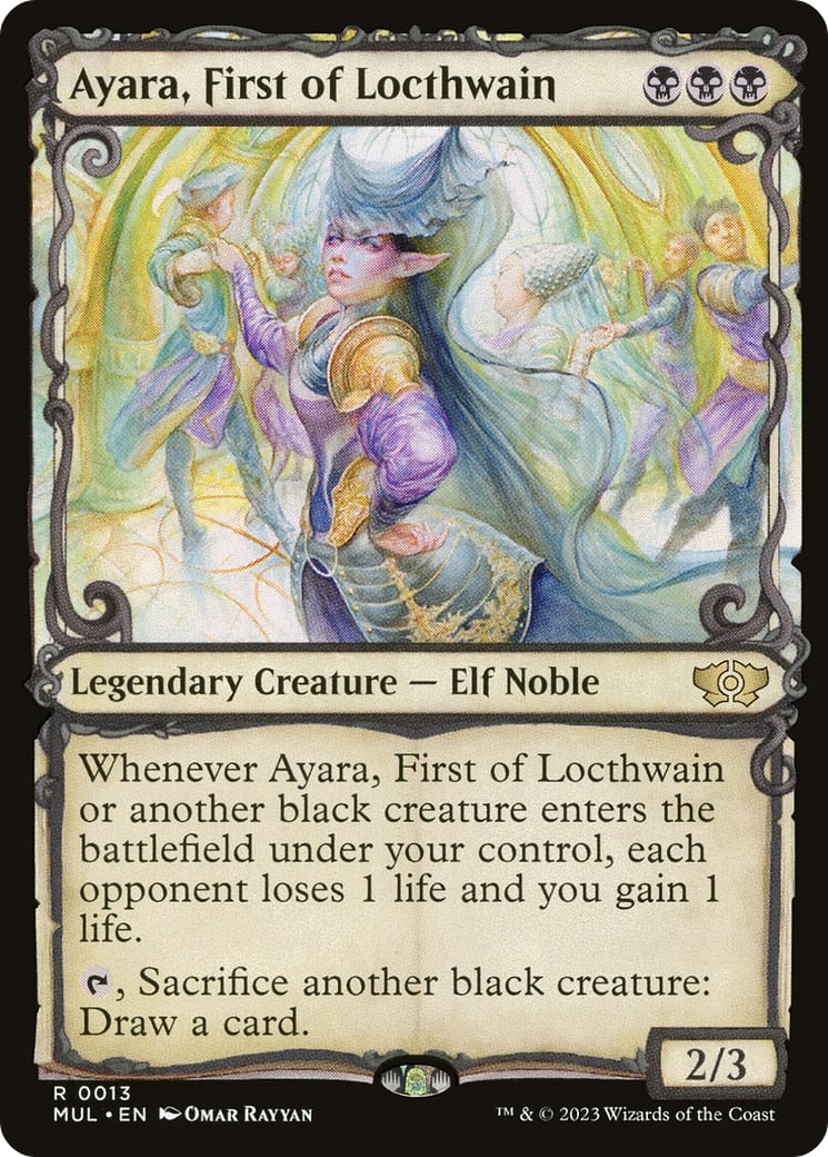 Ayara, First of Locthwain – Multiverse Legends 13 – Magic: The Gathering single card | Lichcards