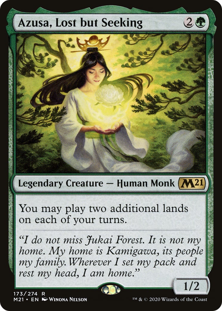 Azusa, Lost but Seeking – Core 2021 173 – Magic: The Gathering single card | Lichcards Hoofdafbeelding