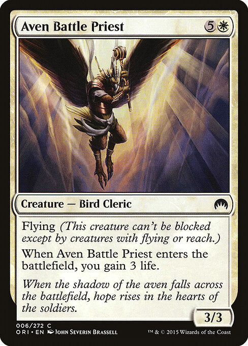 Aven Battle Priest – Magic Origins (ORI-6) Magic: The Gathering card | LC-REM-20260804-15909418991948-b0060e75-a5a4-4d9a-894c-45bb7e2feffc