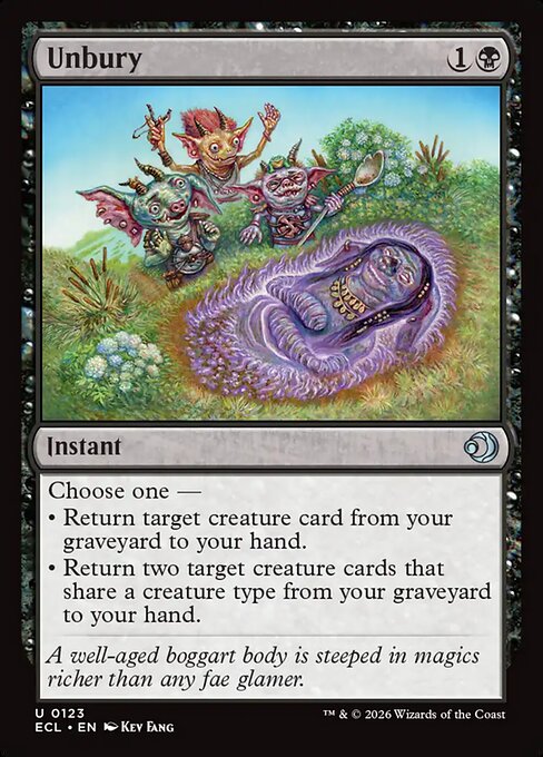 Unbury – Lorwyn Eclipsed (ECL-123) Magic: The Gathering card | LC-REM-20260804-15583043584332-b00766db-4109-4225-a62a-fa12fd526970