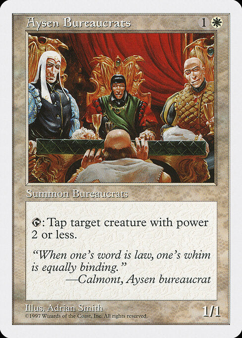 Aysen Bureaucrats – Fifth Edition (5ED-9) Magic: The Gathering card | LC-REM-20260804-15846242812236-b01c564f-d997-4667-93af-c8495d8764e6 Hauptbild