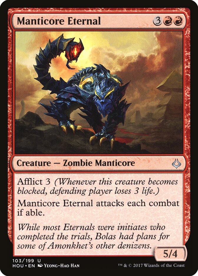 Manticore Eternal - Hour of Devastation (Uncommon) [HOU-103]