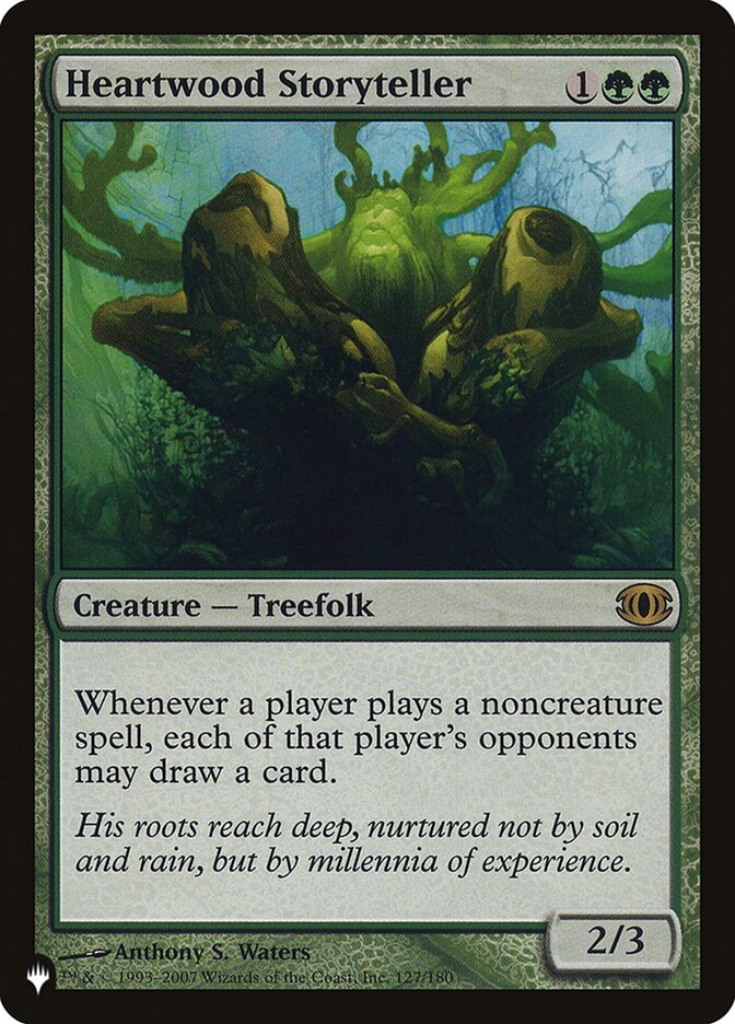 Magic-kaart Heartwood Storyteller PLST-FUT-127 uit The List (Rare)