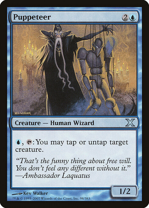 Puppeteer – Tenth Edition (10E-98) Magic: The Gathering card