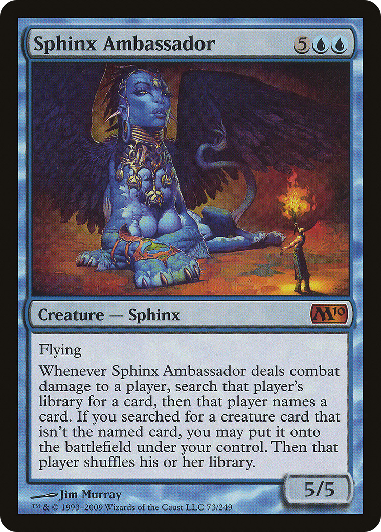 Sphinx Ambassador – Magic 2010 73 – Magic: The Gathering single card Immagine principale del prodotto