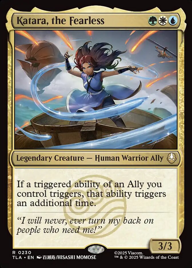 Magic-kaart Katara, the Fearless TLA-230 uit Avatar: The Last Airbender (Rare) Main image