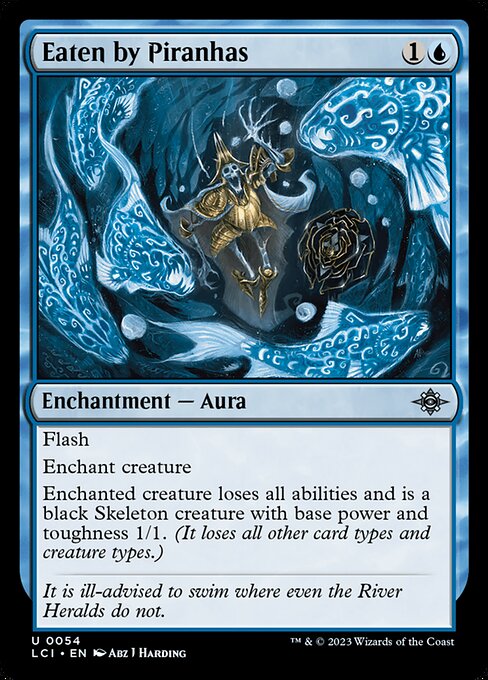 Eaten by Piranhas – The Lost Caverns of Ixalan (LCI-54) Magic: The Gathering card