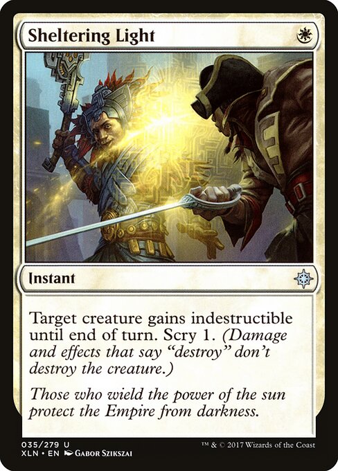 Sheltering Light – Ixalan (XLN-35) Magic: The Gathering card