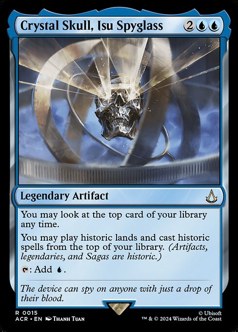 Crystal Skull, Isu Spyglass – Universes Beyond: Assassin's Creed (ACR-15) Magic: The Gathering card