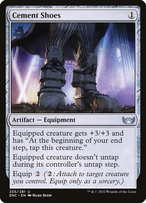 Cement Shoes – Streets of New Capenna (SNC-235) Magic: The Gathering card Hoofdafbeelding