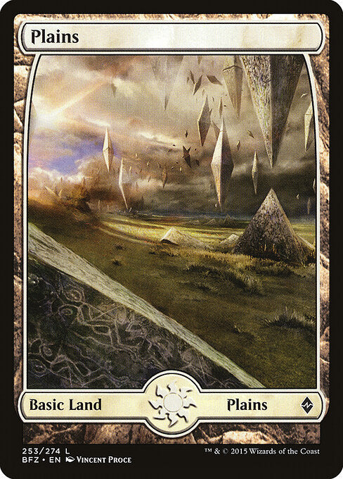 Plains – Battle for Zendikar (BFZ-253) Magic: The Gathering card