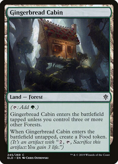 Gingerbread Cabin – Throne of Eldraine (ELD-245) Magic: The Gathering card | LC-REM-20260804-15150722154828-b11f5296-5f7d-41ca-a67d-e976273d7386