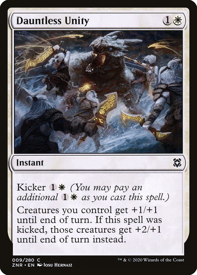 Dauntless Unity - Zendikar Rising (Common) [ZNR-9]