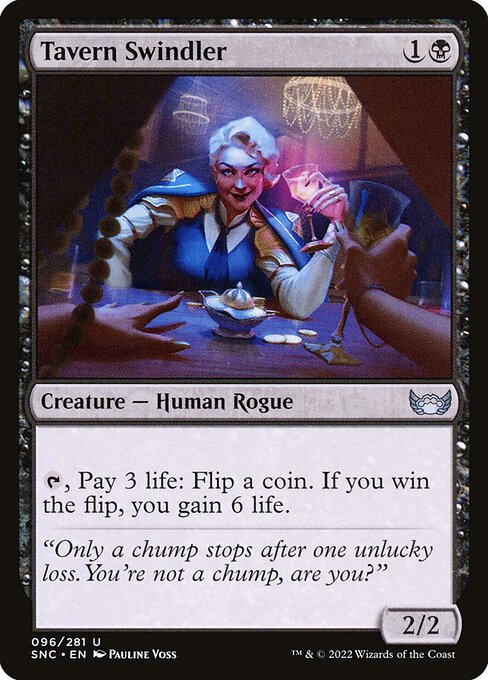 Tavern Swindler – Streets of New Capenna (SNC-96) Magic: The Gathering card