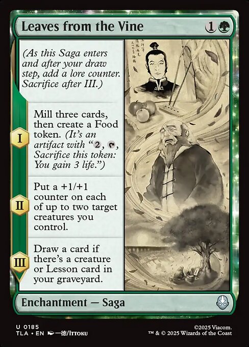 Leaves from the Vine – Avatar: The Last Airbender (TLA-185) Magic: The Gathering card | LC-REM-20260804-15573366145356-b18995c2-efe3-46ca-8204-e2dc0e42f6e3 Hauptbild