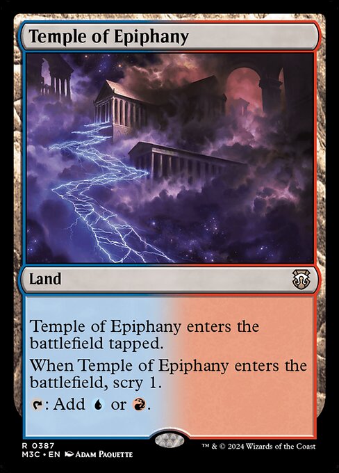 Temple of Epiphany – Modern Horizons 3 Commander (M3C-387) Magic: The Gathering card | LC-REM-20260804-15339679023436-b19b775a-45ed-47a3-a470-d2a9a4722d74 Main image