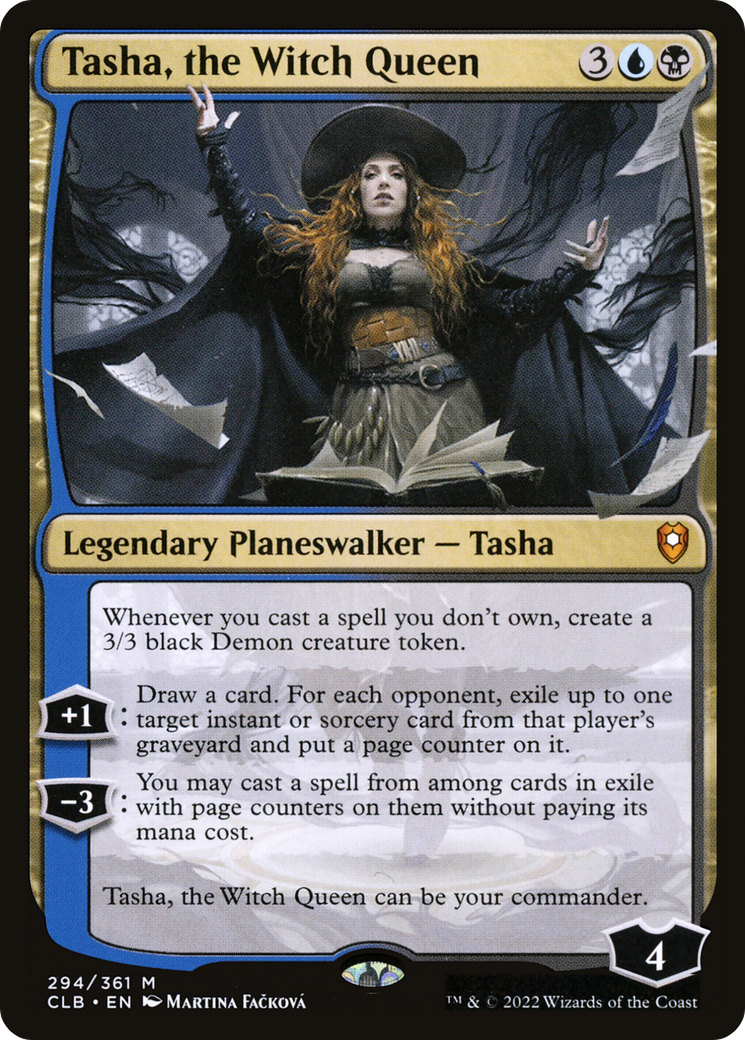 Tasha, the Witch Queen – Commander Legends: Battle for Baldur's Gate 294 – Magic: The Gathering single card Hauptbild