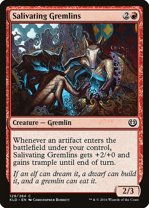 Salivating Gremlins – Kaladesh (KLD-129) Magic: The Gathering card