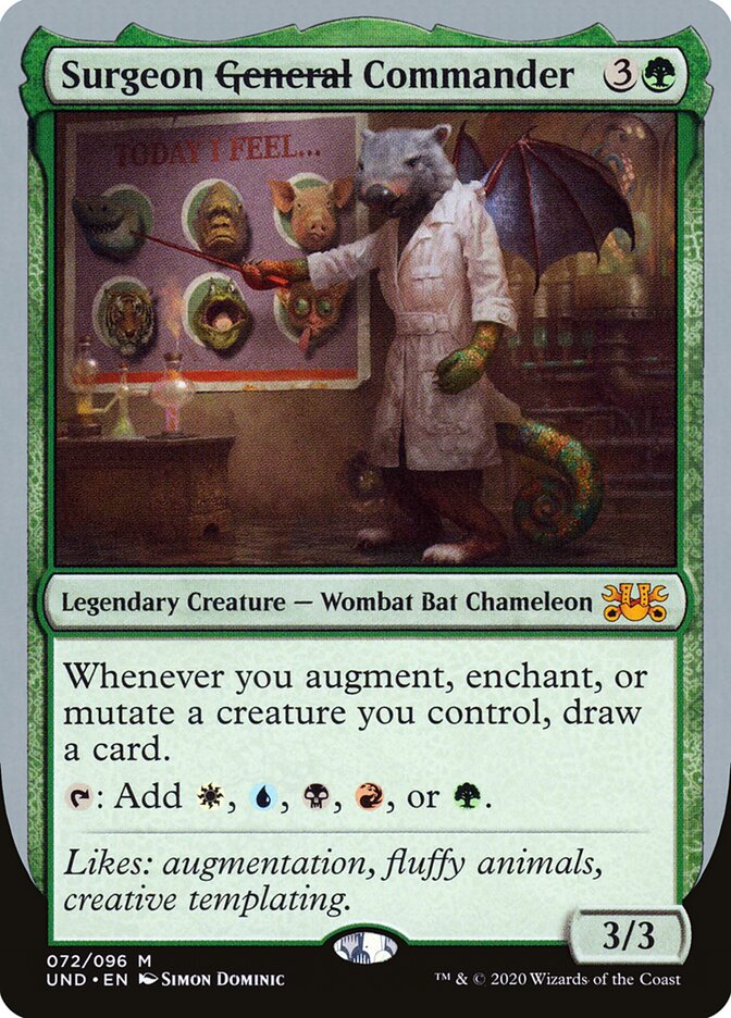 Magic-kaart Surgeon General Commander UND-72 uit Unsanctioned (Mythic) Main image