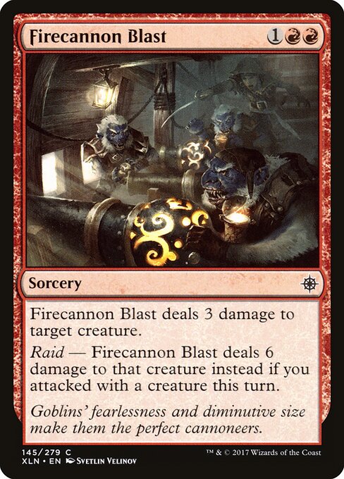 Firecannon Blast – Ixalan (XLN-145) Magic: The Gathering card