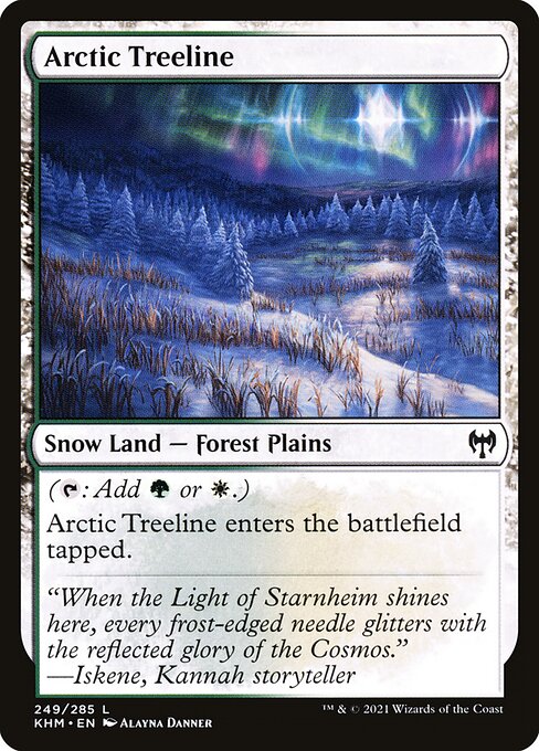 Arctic Treeline – Kaldheim (KHM-249) Magic: The Gathering card