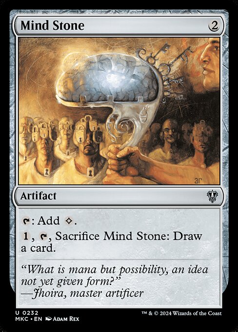 Mind Stone – Commander: Murders at Karlov Manor (MKC-232) Magic: The Gathering card Hoofdafbeelding