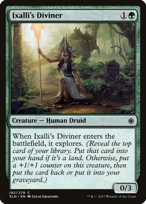 Ixalli's Diviner – Ixalan (XLN-192) Magic: The Gathering card