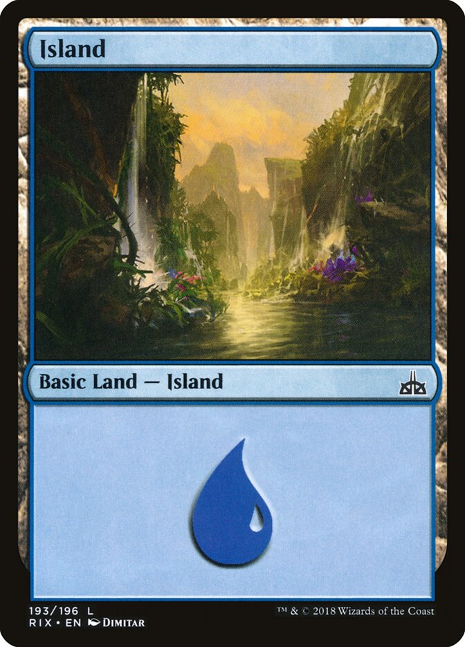 Island - Rivals of Ixalan (Land) [RIX-193] Imagen principal del producto