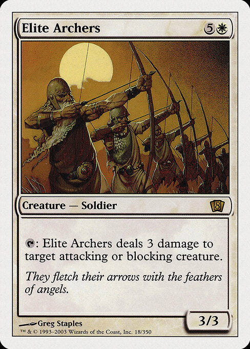 Elite Archers – Eighth Edition (8ED-18) Magic: The Gathering card Hauptbild