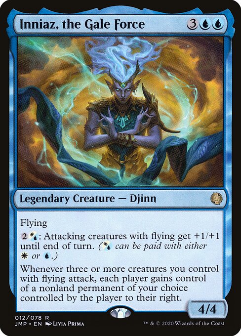 Inniaz, the Gale Force – Jumpstart (JMP-12) Magic: The Gathering card